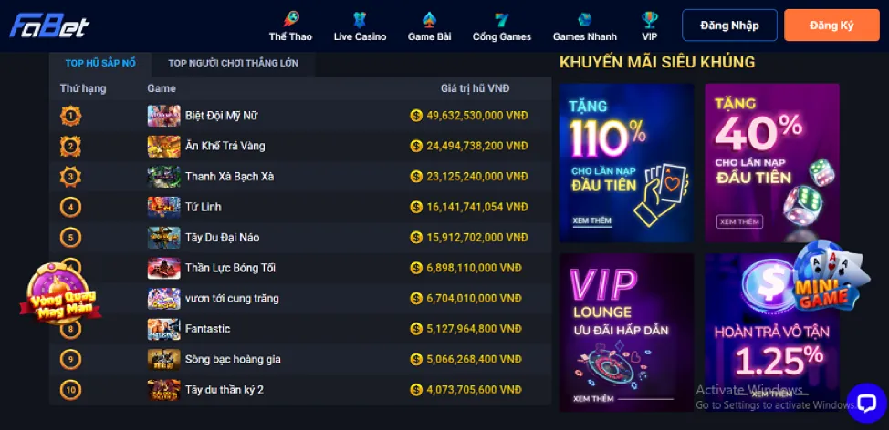 Bàn chơi casino trực tuyến trên ứng dụng 78wib với các chiến lược cá cược